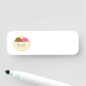 Kawaii-Eiskrem Namensschild (Beispiel)