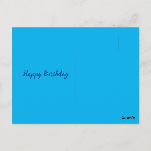 Kawaii-Eismädchen Postkarte (Rückseite)