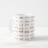 Kawaii emoji kaffeetasse (Vorderseite Links)