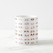 Kawaii emoji kaffeetasse (Mittel)