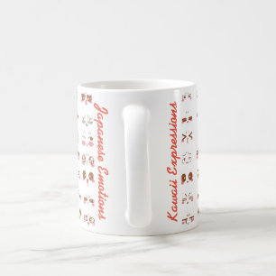Kawaii emoji kaffeetasse