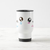 Kawaii Emoji Reisebecher (Mittel)