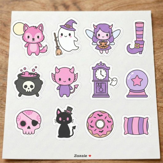Kawaii Enchanted Pastel Haunts Sticker Collection
