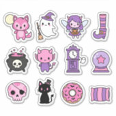 Kawaii Enchanted Pastel Haunts Sticker Collection (Vorderseite)