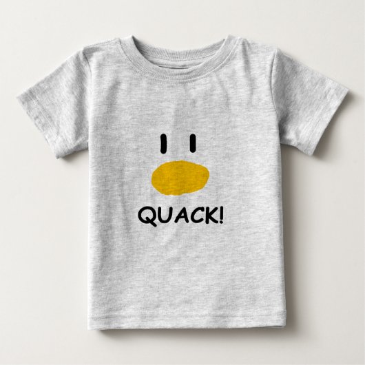 Kawaii-Ente Baby T-shirt (Vorderseite)