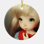 kawaii entzückendes Elfpuppe bjd schönes hübsches Keramik Ornament (Vorne)