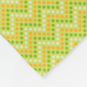 Kawaii Erbsen in einer Hülse Fleecedecke (Ecke)