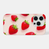 Kawaii-Erdbeer-Ästhetik-Handyhülle iPhone Hülle (Rückseite (Horizontal))