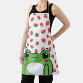 Kawaii Erdbeer Frosch Schürze (InSitu)