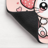 Kawaii Erdbeerbunny-Mauspad Mousepad (Ecke)