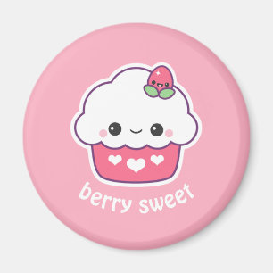 Kawaii Erdbeerkleiner kuchen Magnet