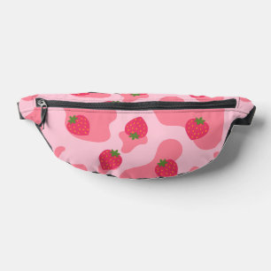 Kawaii Erdbeerkuh Muster Bauchtasche