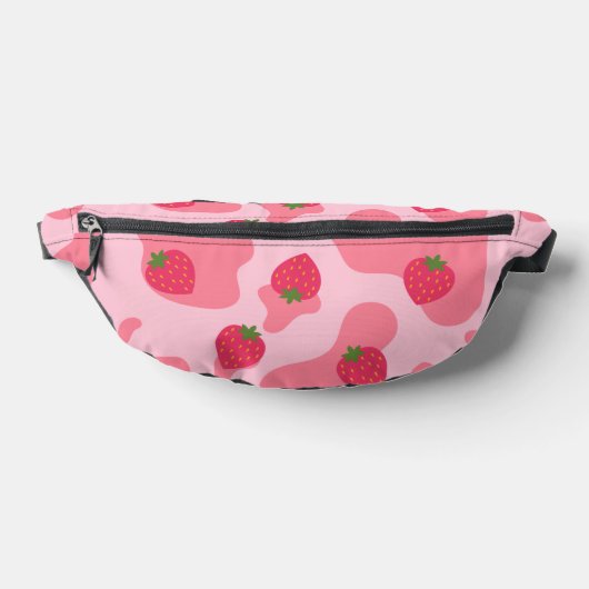 Kawaii Erdbeerkuh Muster Bauchtasche (Ablage )
