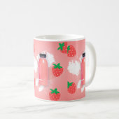 Kawaii Erdbeermilch Kaffeetasse (VorderseiteRechts)