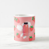 Kawaii Erdbeermilch Kaffeetasse (Mittel)
