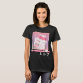 Kawaii Erdbeermilch Vaporwave Design T-Shirt (Vorne ganz)