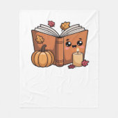 Kawaii Erntedank Buch Klassischer T - Shirt Fleecedecke (Vorderseite)