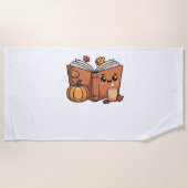 Kawaii Erntedank Buch Klassischer T - Shirt Strandtuch (Vorderseite)