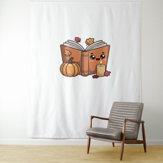 Kawaii Erntedank Buch Klassischer T - Shirt Wandteppich (Beispiel)