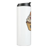 Kawaii Erntedank cupcake Klassischer T - Shirt Thermosbecher (Nach links gedreht)