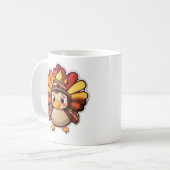 Kawaii-Erntedank Kaffeetasse (Vorderseite Links)
