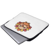 Kawaii Erntedank Truthahn Klassischer T - Shirt_1 Laptopschutzhülle (Vorne Knopf)