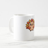 Kawaii Erntedank Truthahn Klassischer T - Shirt Kaffeetasse (Vorderseite Links)