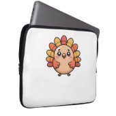 Kawaii Erntedank Truthahn Klassischer T - Shirt Laptopschutzhülle (Vorne Rechts)