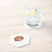 Kawaii Erntedank Truthahn Klassischer T - Shirt Untersetzer (Vor Ort)