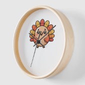 Kawaii Erntedank Truthahn Oversifizierter T - Shir Uhr (Winkel)