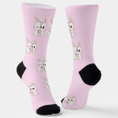 Kawaii Ester Bunnies Socken (Gewinkelt)