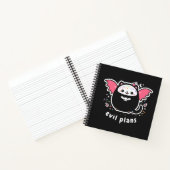 Kawaii Evil Plans Notebook mit Winged Kitty Notizblock (Innenseite)
