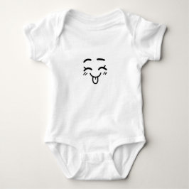 Kawaii Face Baby Bodysuit Strampler