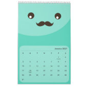 Kawaii Faces Kids Calendar Kalender (Jan 2027)