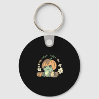 Kawaii Fall Kernästhetischer Frosch mit Pumpki