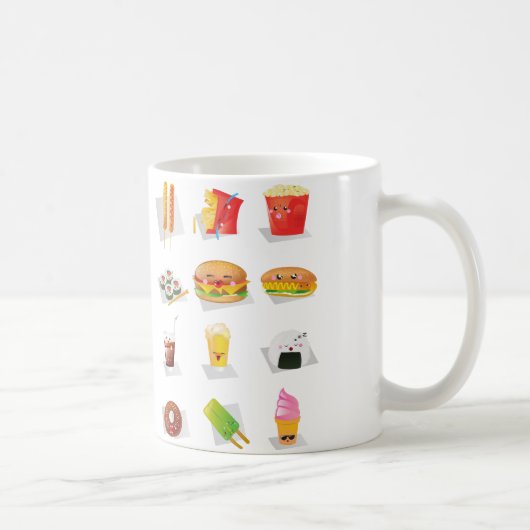 kawaii Fast Food Kaffeetasse (Rechts)