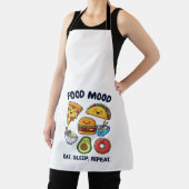 Kawaii Fast Food Mood Patterns Schürze (InSitu)