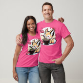 Kawaii Fennec Fox Eating Ramen T-Shirt (Unisex)