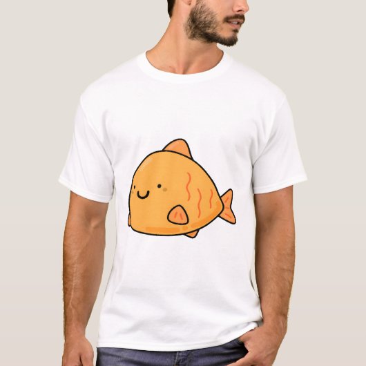 Kawaii Fisch T-Shirt (Vorderseite)