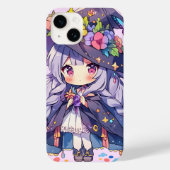 Kawaii Floral Loli Witch Case-Mate iPhone Hülle (Rückseite)