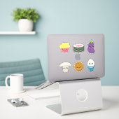 Kawaii food 03 aufkleber (Laptop auf Schreibtisch)