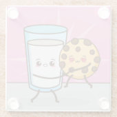 Kawaii Food Glass Untersetzer (Rückseite)