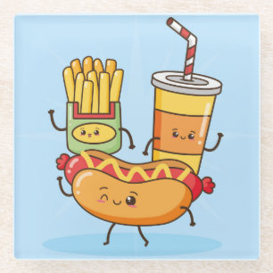 Kawaii Food Glasuntersetzer