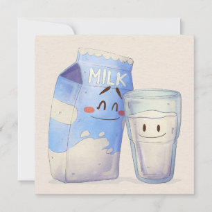 Kawaii Food Holiday Card Feiertagskarte