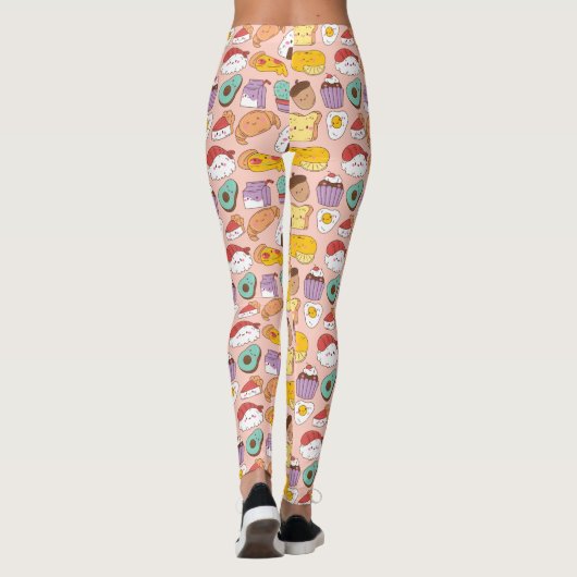 Kawaii Food Leggings (Rückseite)
