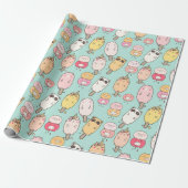 Kawaii Food Wrapping Paper Geschenkpapier (Ungerollt)