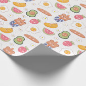 Kawaii Food Wrapping Paper Geschenkpapier (Ecke)