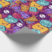 Kawaii Food Wrapping Paper Geschenkpapier (Ecke)