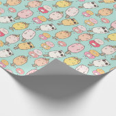 Kawaii Food Wrapping Paper Geschenkpapier (Ecke)