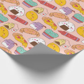Kawaii Food Wrapping Paper Geschenkpapier (Ecke)